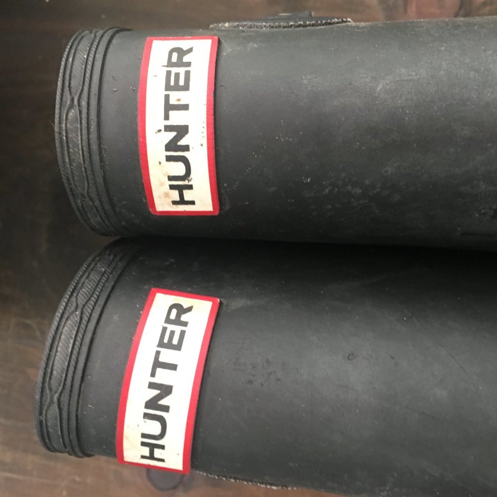 WORN Hunter Black Rubber Boots - Picture 2 of 14